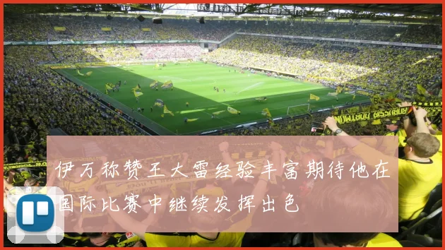 伊万称赞王大雷经验丰富期待他在国际比赛中继续发挥出色
